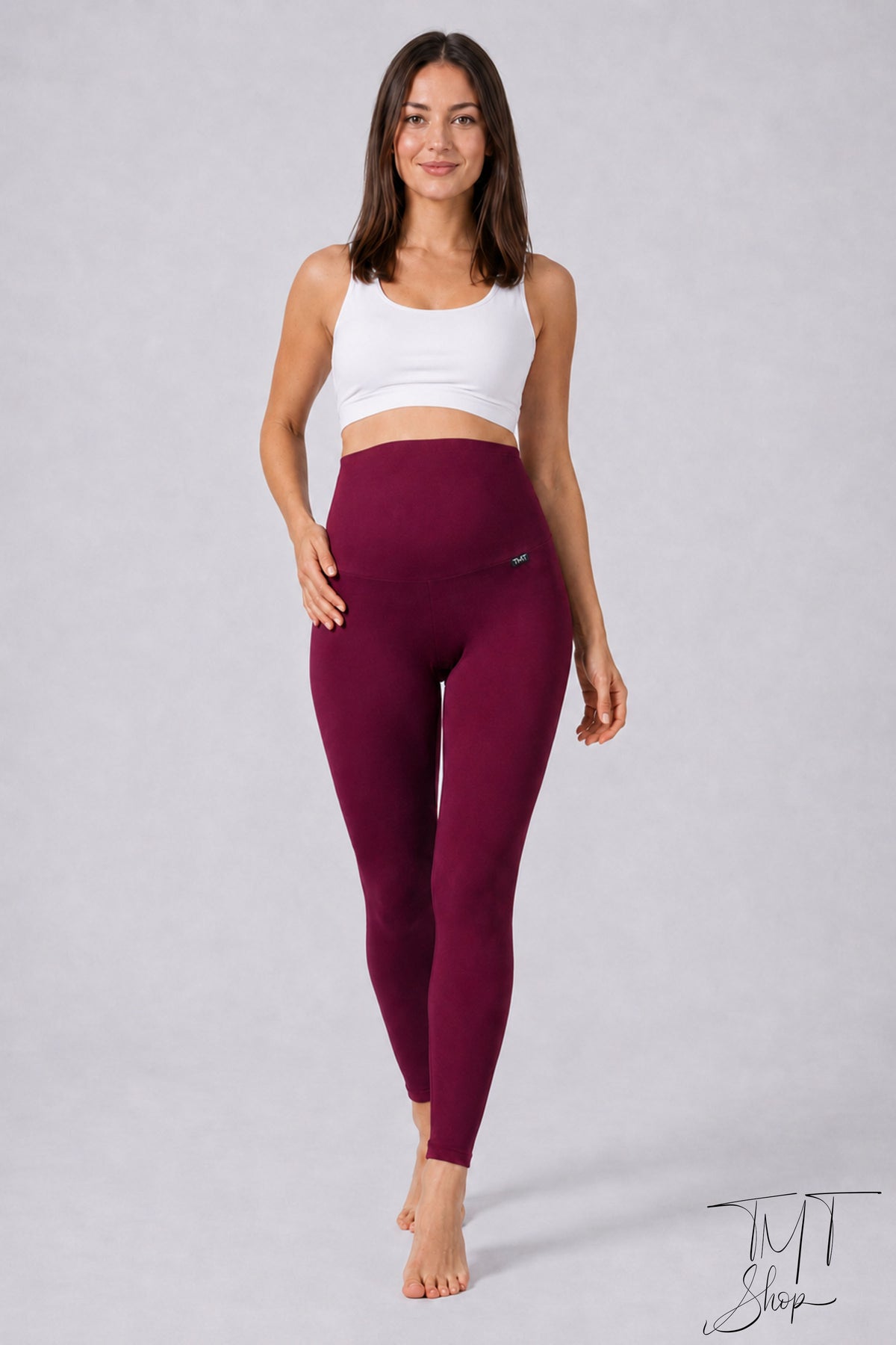 Glatke helanke (Berry Wine) TMT Super Stretch