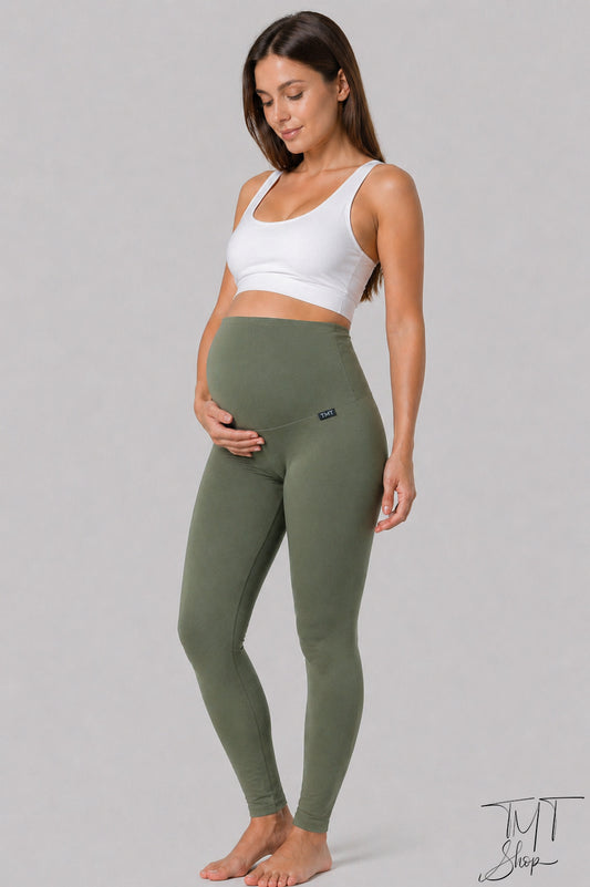 Glatke helanke (Olive Green) TMT Super Stretch
